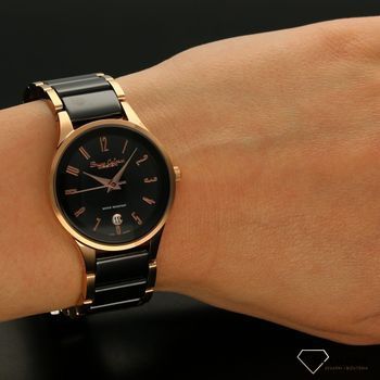Zegarek damski Bruno Calvani BC922 różowe złoto i czarny (5).jpg